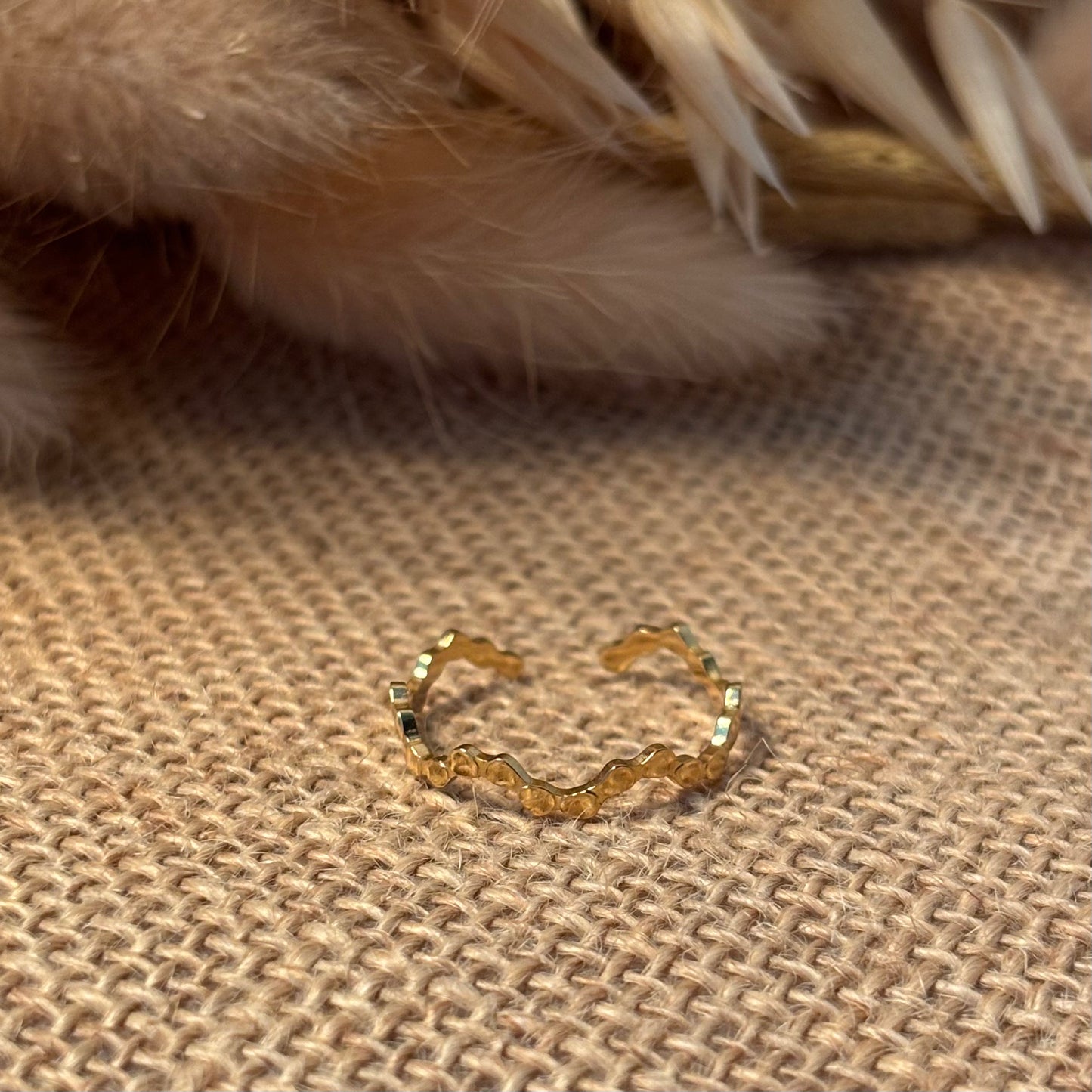 Bague Zigzag - Or