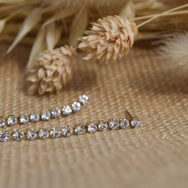 Boucles d'oreilles Strass
